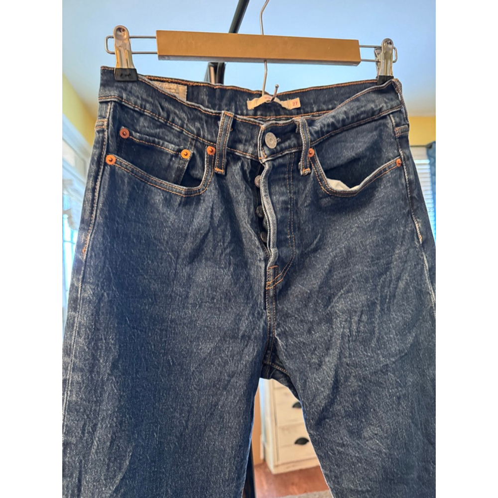 Levi's Premium Wedgie Straight Jeans 4/27" waist - Picture 4 of 14